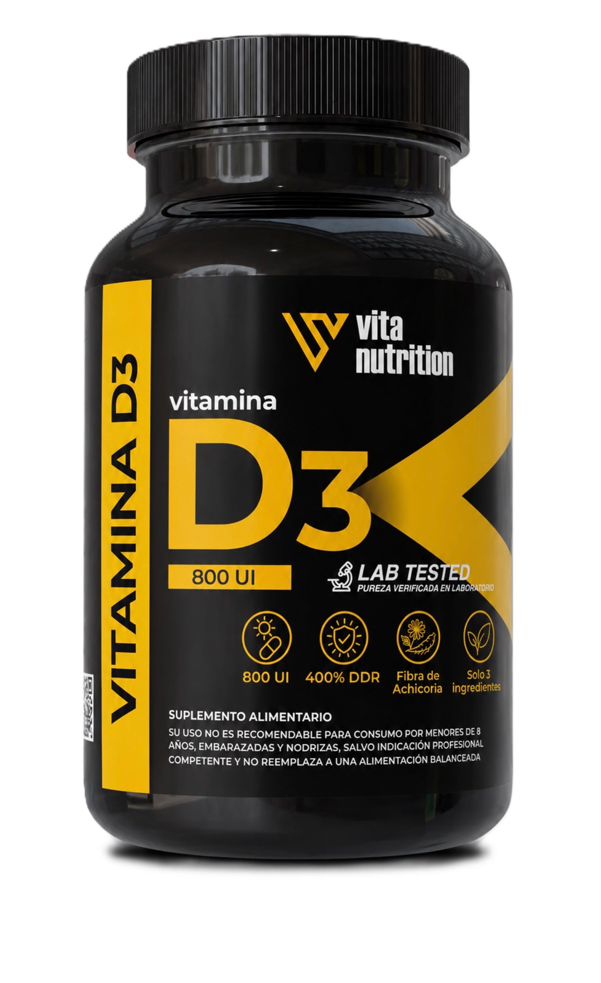 ☀️ Vitamina D3 800 UI (400% DDR)