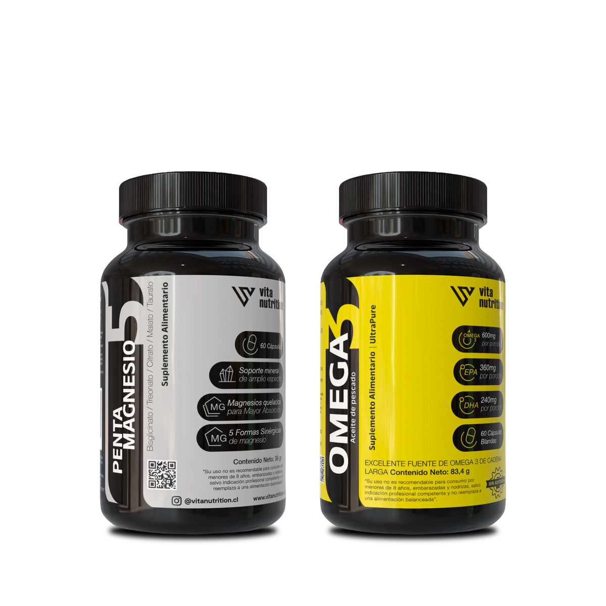 Pack Esencial | Omega 3 + Penta Magnesio